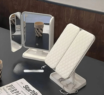 Lunash® Touch LED 3 Kanatlı Makyaj Aynası