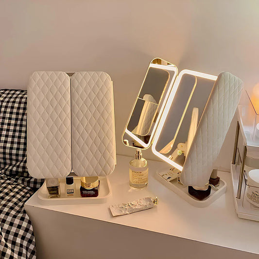 Lunash® Touch LED 3 Kanatlı Makyaj Aynası